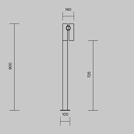 Ландшафтный светильник Outdoor O494FL-L10B3K - фото