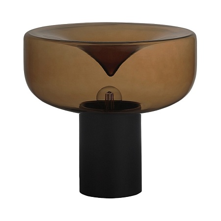 Прикроватная лампа ST-Luce Черный/Коричневый E27 1*40W SL6014.414.01 - фото