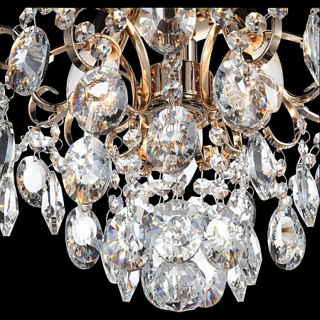 Люстра подвесная ST-Luce Золотистый/Прозрачный E14 3*40W SL846.202.03 - фото