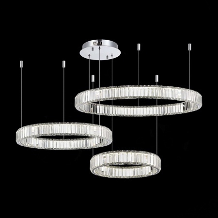Люстра подвесная ST-Luce Хром/Прозрачный LED 1*122W 4000K SL1622.113.03 - фото