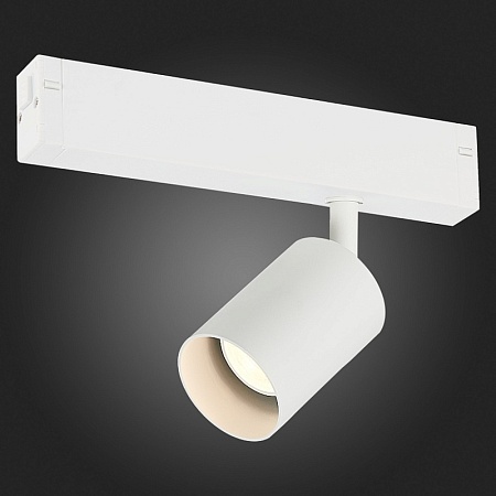 Св-к трек. Белый GU10 1*50W IP20 L82xW70xH172 180-240V Без ламп ST505.506.01 - фото