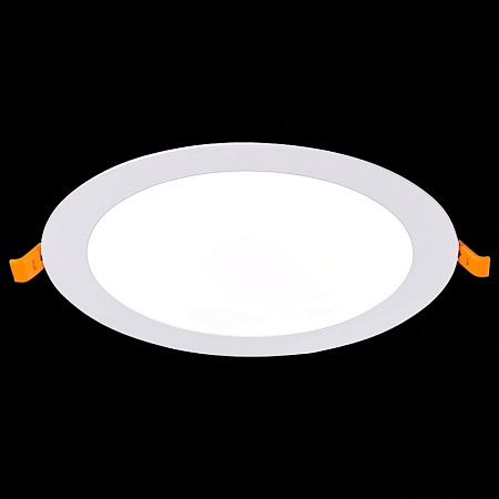 Св-к встр. Белый LED 1*15W 3000K 1 020Lm Ra80 110° IP20 D190xH8 90-265V ST209.538.15 - фото