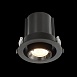 Св-к встр. Черный LED 1*12W 3000K 900Lm Ra80 24° IP20 D90xH92 180-240V ST702.338.12 - фото