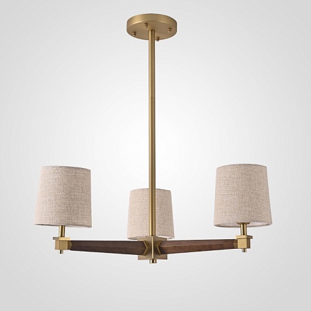 Люстра Jorgenson D70 Beige/Dark Wood Imperiumloft 203576-26 - фото