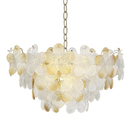 Светильник подвесной ST-Luce золотистый/Прозрачный, январный E14 12*60W SL6240.203.12 - фото