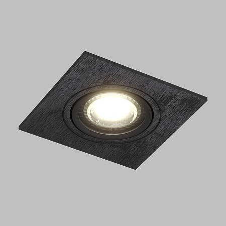 DK3021-BK Встраиваемый светильник, IP 20, 10 Вт, GU5.3, LED, черный, пластик - фото