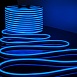 Светодиодный гибкий неон 220 В 9.6 Вт/м 120Led/м 2835 IP67, односторонний, синий, 50 м Гибкий неон 220V 9,6W 120Led 2835 IP67 односторонний синий, 50 м Elektrostandard - фото