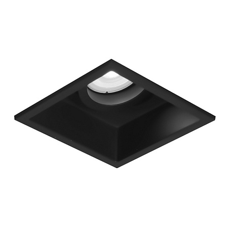 Св-к встр. Черный GU10 1*50W IP20 L91,5xW91,5xH5,2 220V Без ламп ST261.418.01 - фото