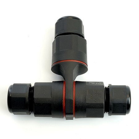 Коробка распределительная  LD522 водонепроницаемая на 2 выхода, 450V, 125x55x36, черный - фото