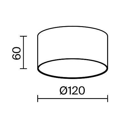 Потолочный светильник Technical Zon C032CL-12W3K-RD-W - фото