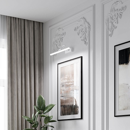 Настенный светодиодный светильник 40128/LED белый Elektrostandard - фото