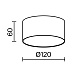 Потолочный светильник Technical Zon C032CL-12W3K-RD-W - фото