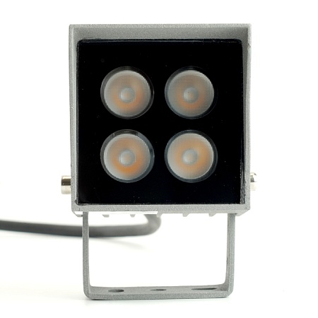 Светодиодный светильник ландшафтно-архитектурный Feron LL-895  AC220-240 4W красный IP66 квадрат - фото