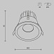 Встраиваемый светильник Technical DL034-01-12W2.7K-W - фото