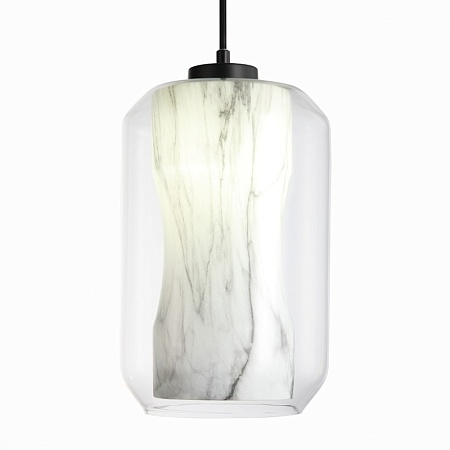 Подвес ST-Luce Черный/Прозрачный, Белый E27 1*40W SL1169.103.01 - фото