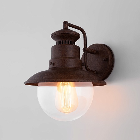 Уличный настенный светильник Talli D IP44 GL 3002D брауни Elektrostandard - фото