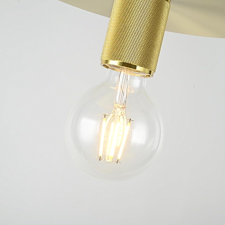 Подвесной Светильник Rh Utilitaire Disk Shade Pendant Brass Imperiumloft 123643-22 - фото