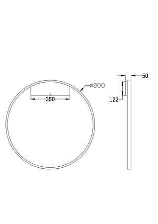 Настенный светильник (бра) Maytoni Rim MOD058WL-L50B4K - фото