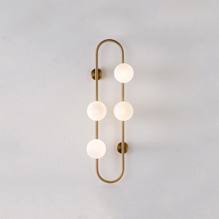 Настенное Бра Hoop Wall H77 Gold Imperiumloft 140761-26 - фото