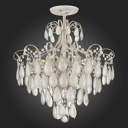 Светильник потолочный Золотистый/Белый матовый E14 6*60W SLE160302-06 - фото