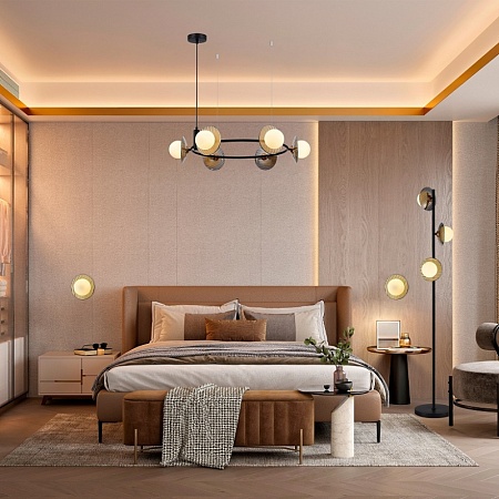 Светильник подвесной ST-Luce Черный/Дымчатый, Белый G9 6*5W 4000K SL1521.413.06 - фото