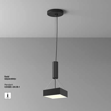 Потолочный светильник Technical Zon C032CL-24W3K-SQ-B - фото