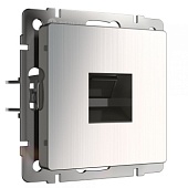 Розетка Ethernet RJ-45 глянцевый никель WL02-RJ-45