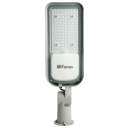 Светодиодный уличный консольный светильник Feron SP3060 80W 6400K 100-265V/50Hz, серый - фото