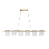 Светильник подвесной ST-Luce золотистый/прозрачный LED 1*36W 3000K SL6021.203.36