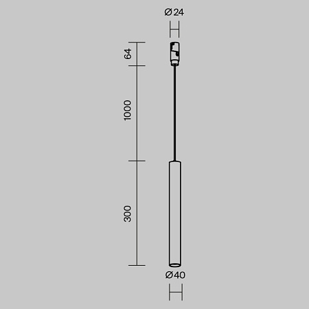 Трековый светильник Technical Skim TR210-1-5W3K-M-BBS - фото