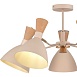 Светильник потолочный Бежевый/Бежевый, Светлое дерево, Золотистый E14 5*40W SLE1256-502-05 - фото