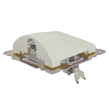 Кабельный вывод (механизм), STEKKER, серия Катрин, белый, GLS00-7116-01 - фото