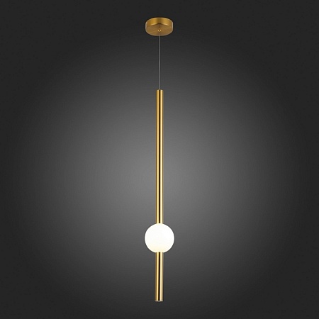 Светильник подвесной ST-Luce Золотистый/Золотистый, Белый LED 1*18W 4000K SL1222.233.01 - фото