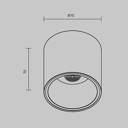 Потолочный светильник Technical Alfa LED C064CL-L12W3K - фото