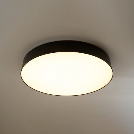 Светодиодный управляемый светильник Feron AL6200 “Simple matte” тарелка 80W 3000К-6500K черный - фото