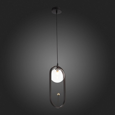 Подвес ST-Luce Черный/Прозрачный G9 1*5W SL1201.403.01 - фото