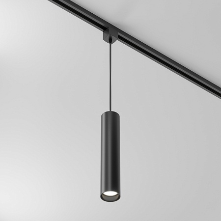 Трековая система Technical однофазная для натяжного потолка чёрная 200x200x200 TS-Z-200-TR025-1-GU10-B