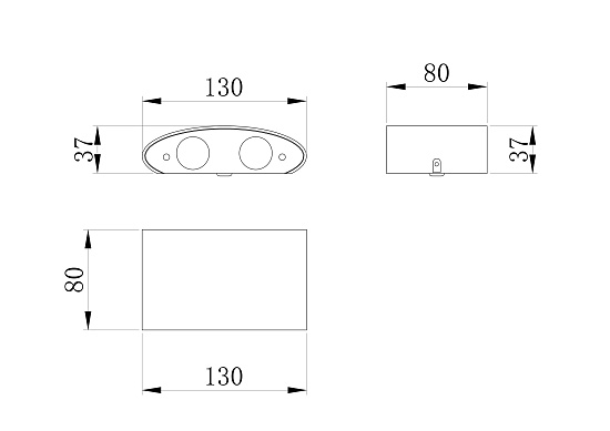 Архитектурная подсветка Outdoor Strato O417WL-L4B3K - фото