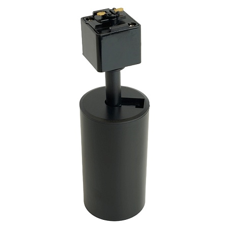 Светильник Feron AL198 трековый однофазный на шинопровод под лампу GU10, черный с антибликовой сеточкой - фото