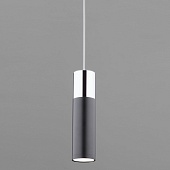 Подвесной акцентный светильник Eurosvet 50135/1 LED хром/черный