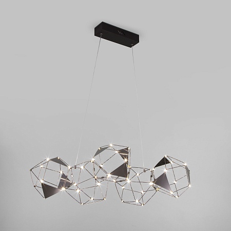 Подвесной светильник Eurosvet 90368/5 черный жемчуг - фото