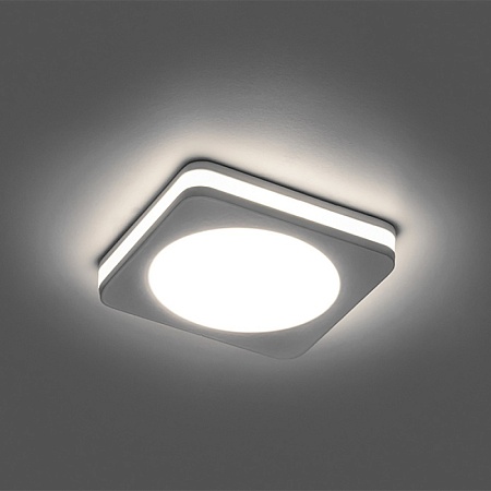 Светодиодный светильник Feron AL601 встраиваемый 7W 4000K белый - фото