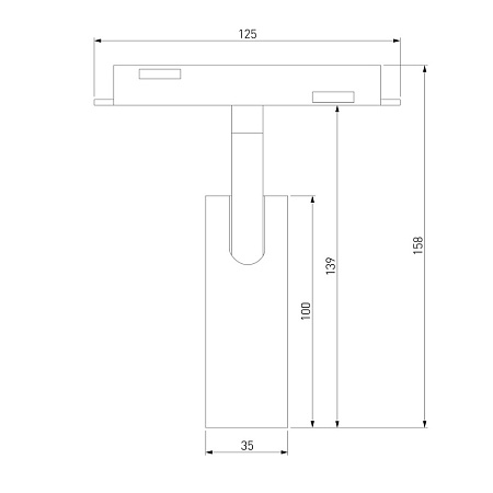 Умный трековый светильник 7W 2700-6500K Dim Cubo Slim Magnetic 85070/01 - фото