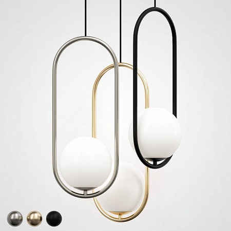 Подвесной Светильник Matthew Mccormick Hoop 40 Бронза Mila Pendant Imperiumloft 181903-22 - фото