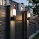 Уличный настенный светильник со светодиодами 1534 TECHNO LED 3000K чёрный 1534 TECHNO LED Elektrostandard - фото