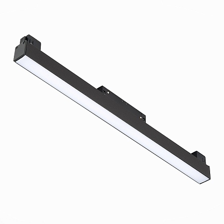 Магнитный трековый светильник Черный LED 1*12W 3000K 780Lm Ra>90 120 IP20 L406xW22xH44 ST360.436.12 - фото