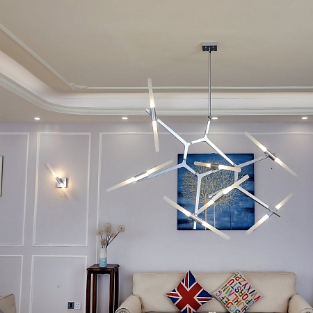 Бра ST-Luce Серебристый/Белый G9 2*5W SL947.101.02 - фото