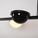 Реечный Подвесной Светильник Palma Wall Lamp 3 Шара + 1 Вазон Горизонтальная Imperiumloft 204173-22 - фото
