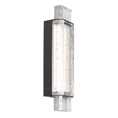 Светильник настенный ST-Luce черный/прозрачный LED 1*11W 3000K SL6140.401.01 - фото