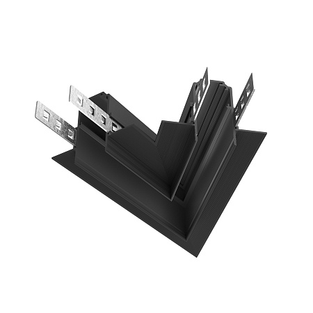 Угол-соединитель 45° Exility встраиваемый черный - фото